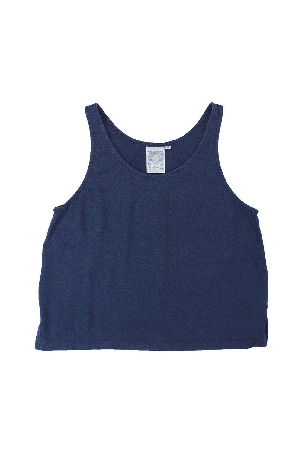 Cropped Tank | Jungmaven Hemp Clothing & Accessories / Color: Navy