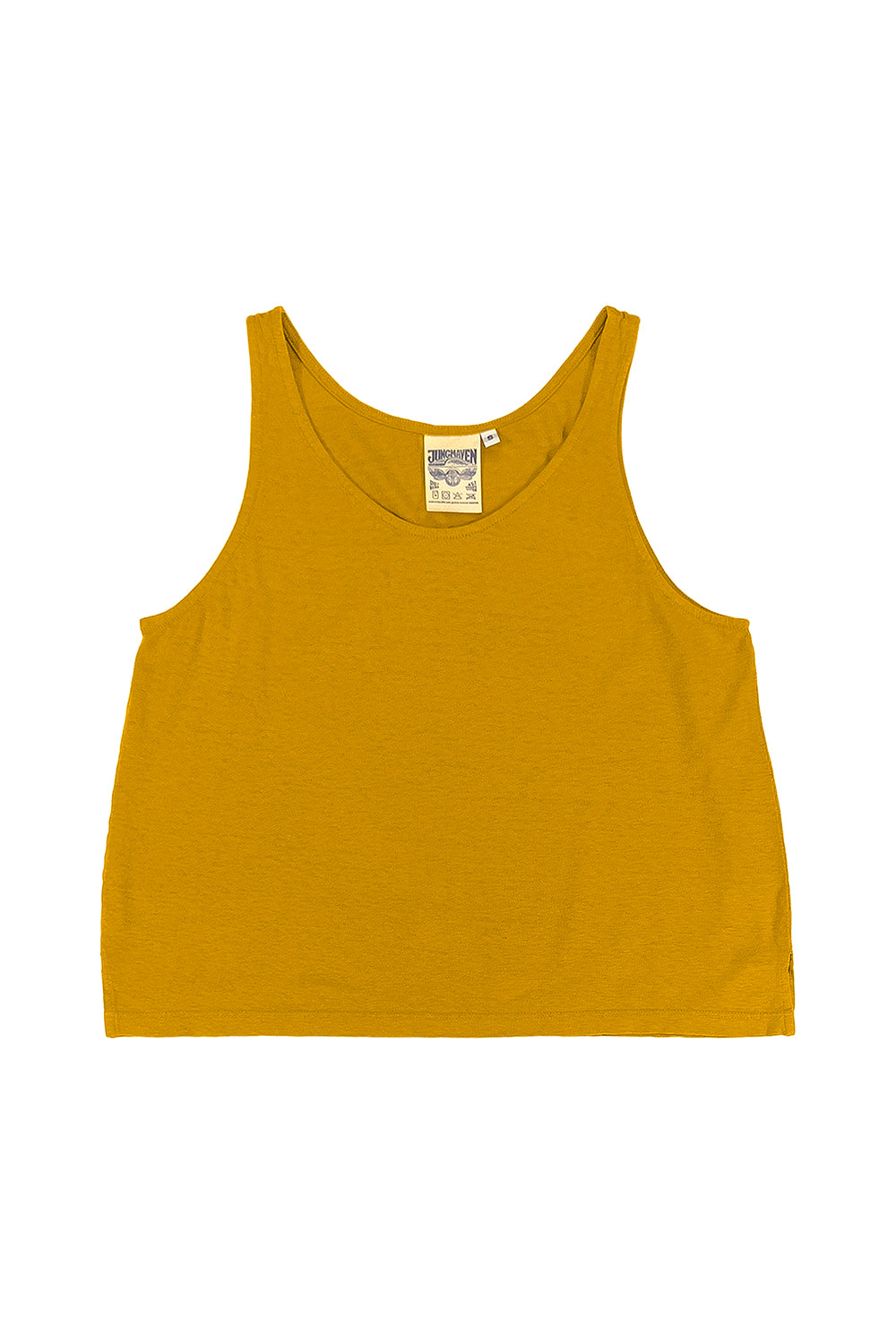 Cropped Tank | Jungmaven Hemp Clothing & Accessories / Color: Spicy Mustard
