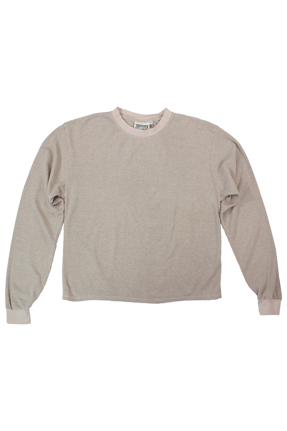 Tatoosh Cropped Long Sleeve Tee | Jungmaven Hemp Clothing & Accessories / Color: Canvas