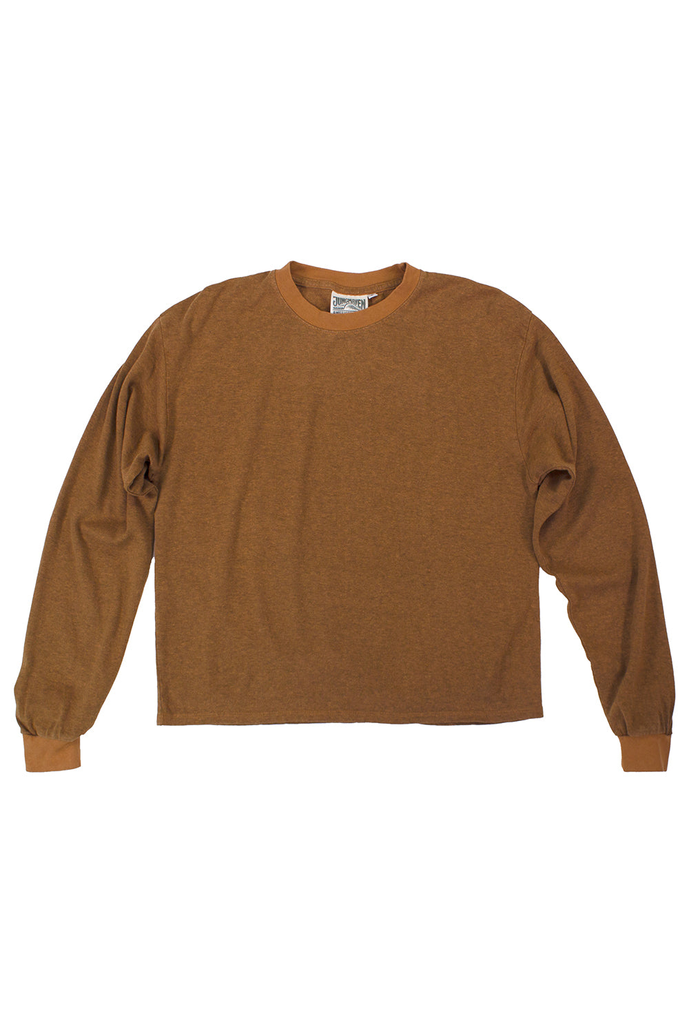 Tatoosh Cropped Long Sleeve Tee | Jungmaven Hemp Clothing & Accessories / Color: Copper