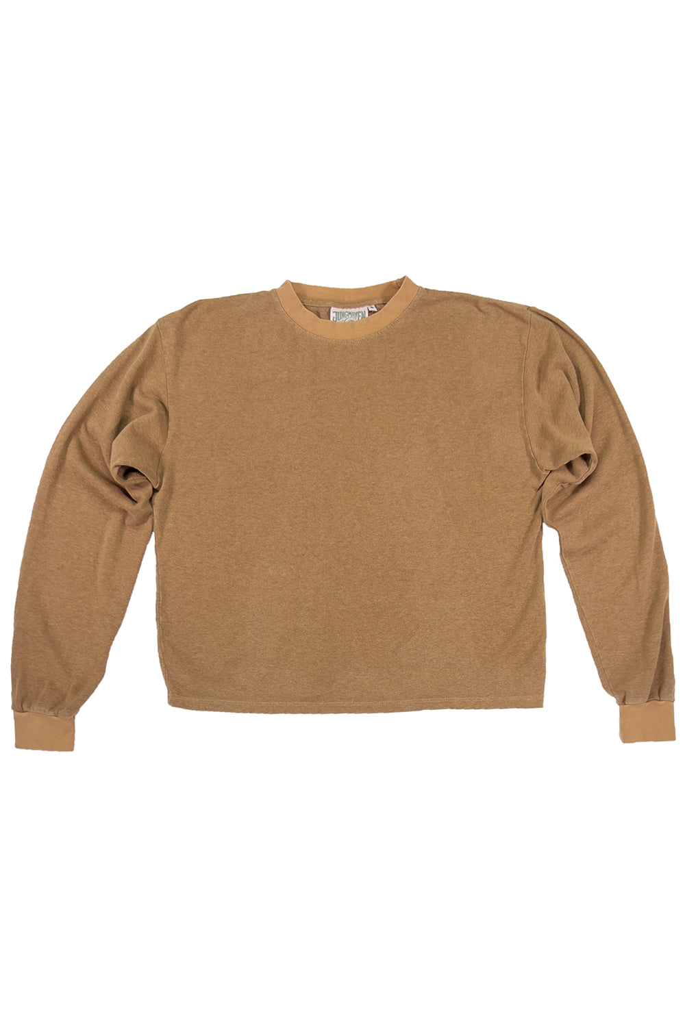 Tatoosh Cropped Long Sleeve Tee | Jungmaven Hemp Clothing & Accessories / Color: Coyote