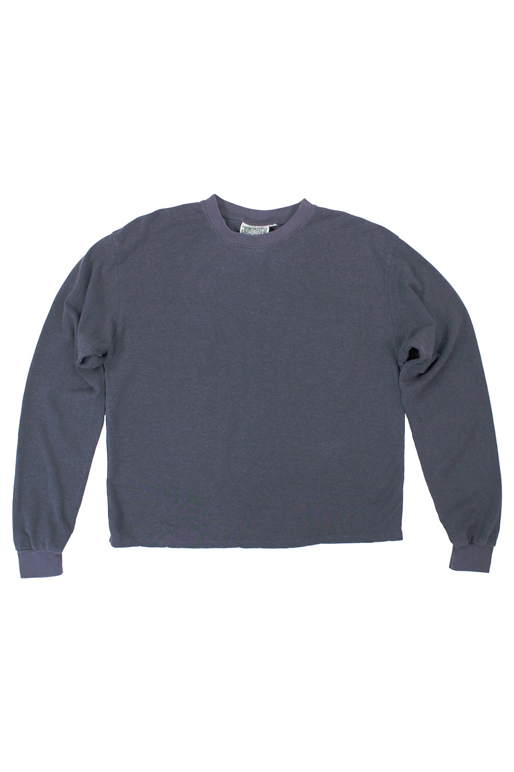 Tatoosh Cropped Long Sleeve Tee | Jungmaven Hemp Clothing & Accessories / Color: Diesel Gray