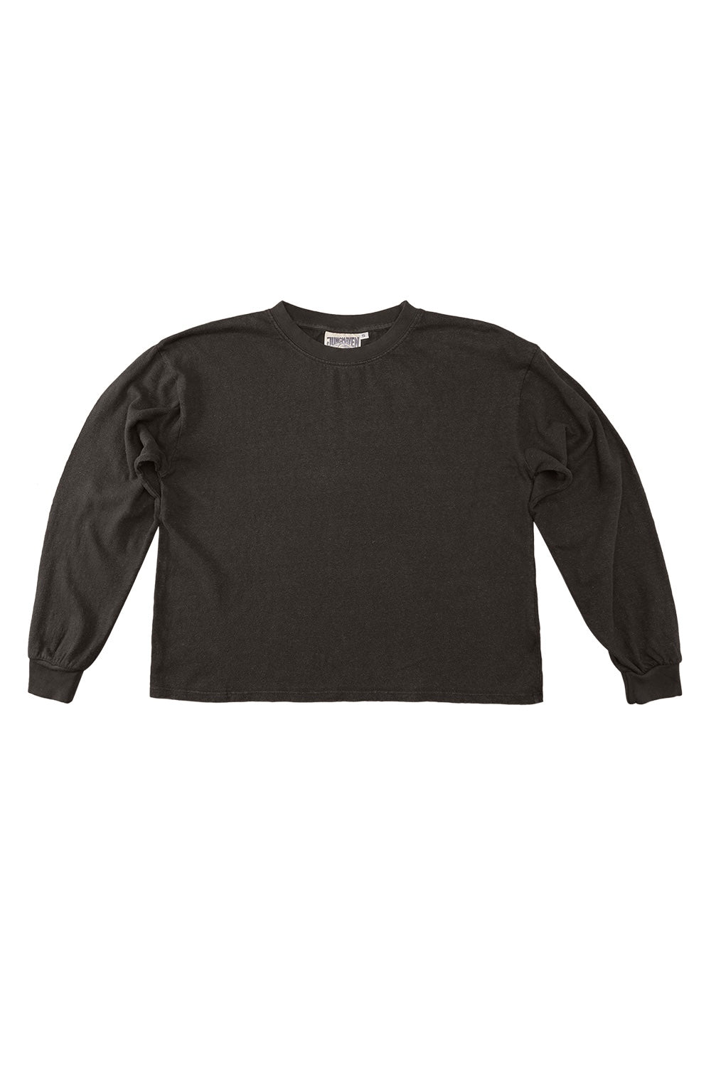 Cropped Long Sleeve Tee | Jungmaven Hemp Clothing & Accessories / Color: Coffee Bean