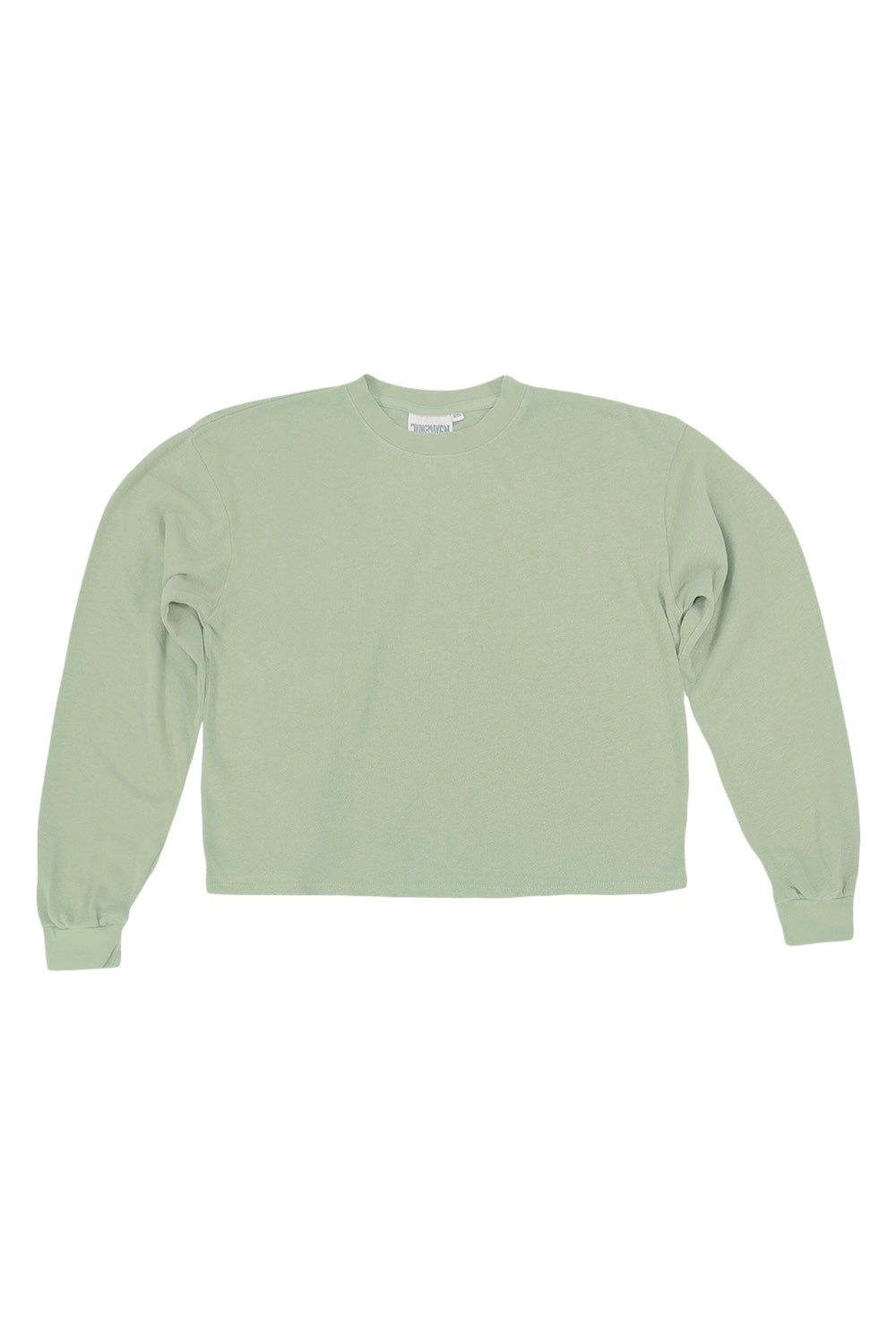 Cropped Long Sleeve Tee | Jungmaven Hemp Clothing & Accessories / Color: Pistachio