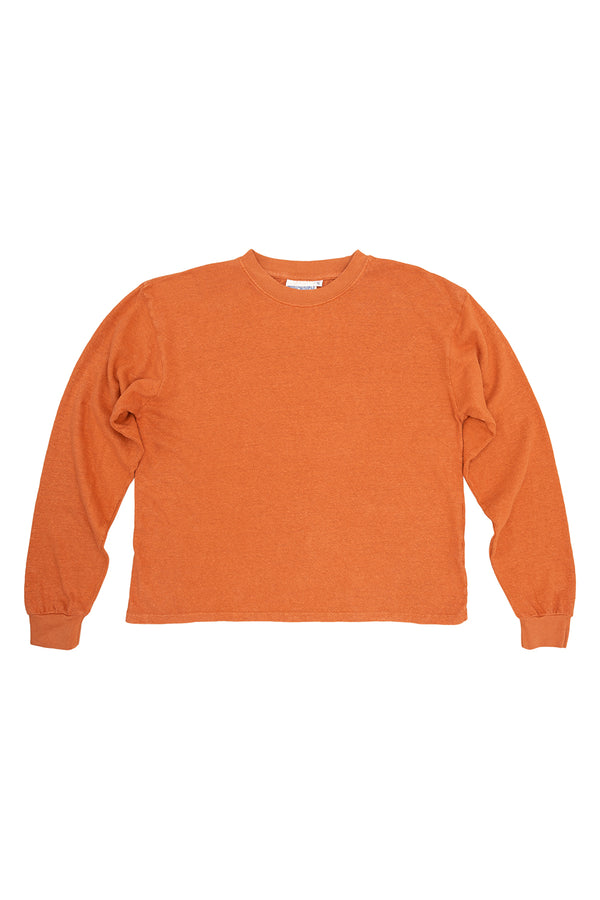 Cropped Long Sleeve Tee | Jungmaven Hemp Clothing & Accessories / Color: Pumpkin Spice