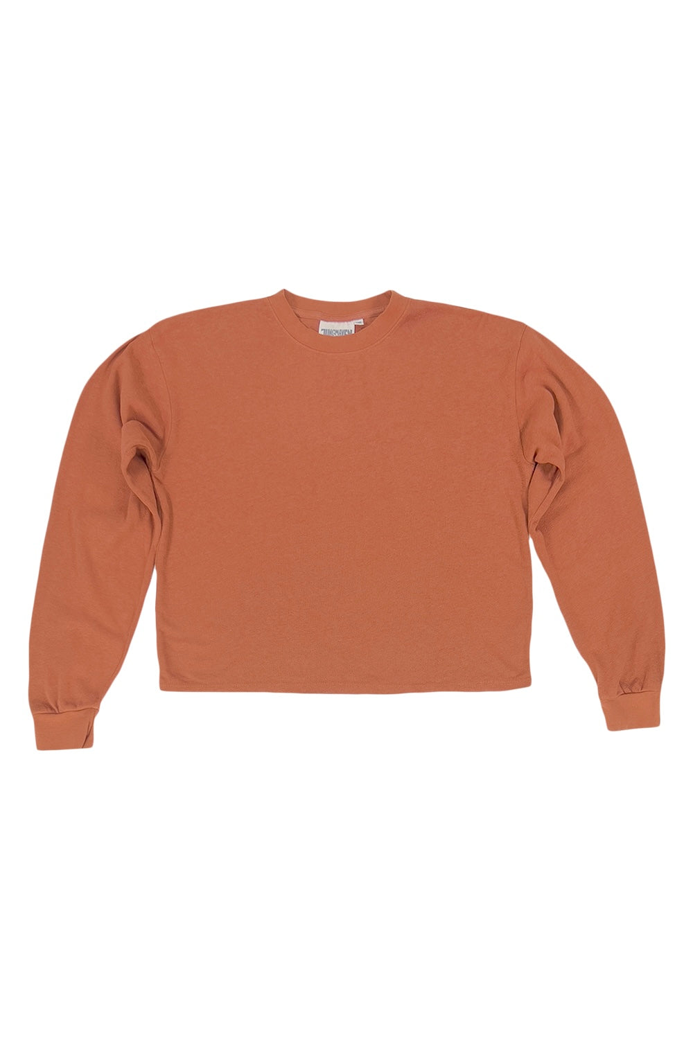 Cropped Long Sleeve Tee | Jungmaven Hemp Clothing & Accessories / Color: Rooibos Tea