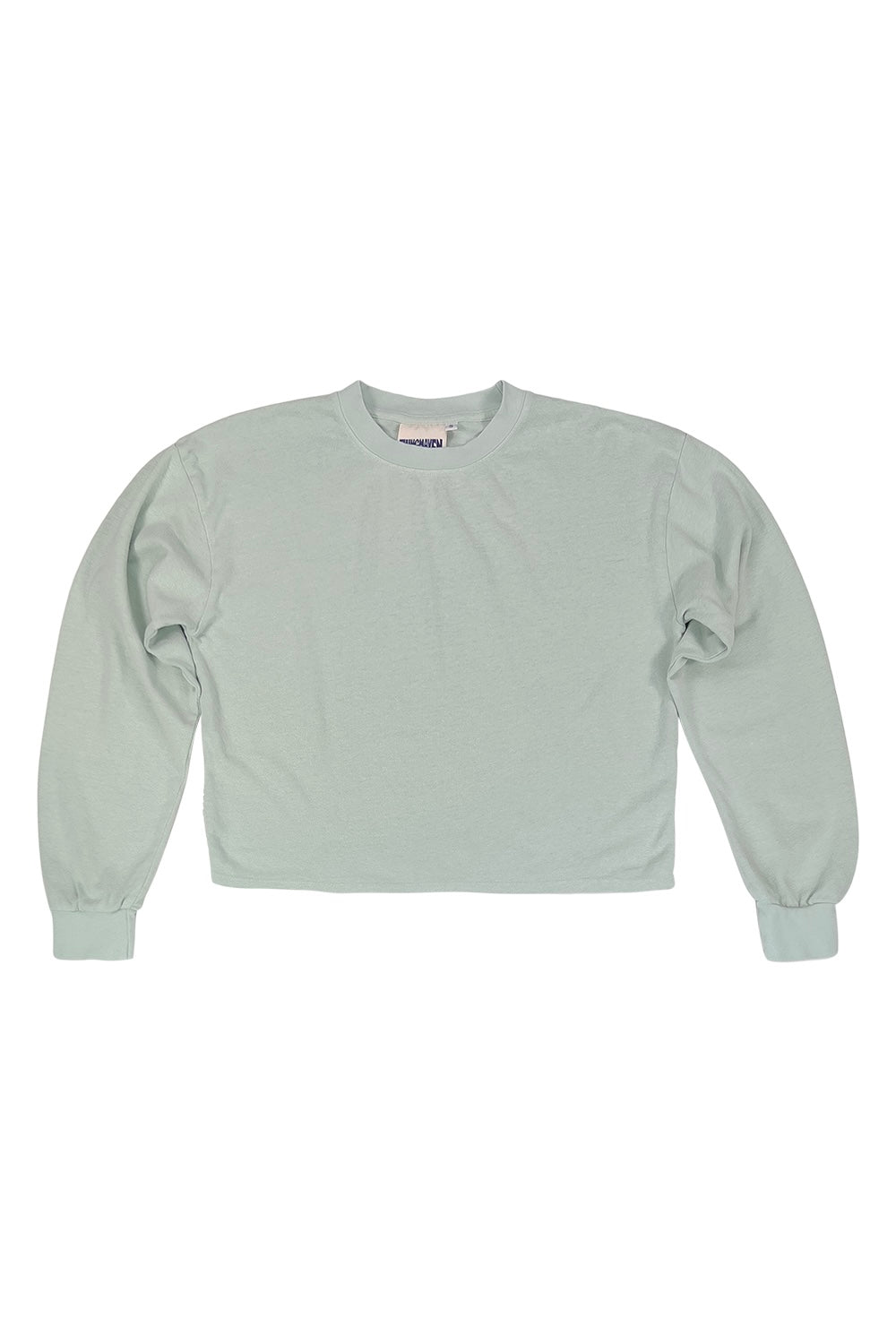 Cropped Long Sleeve Tee | Jungmaven Hemp Clothing & Accessories / Color: Seafoam Green