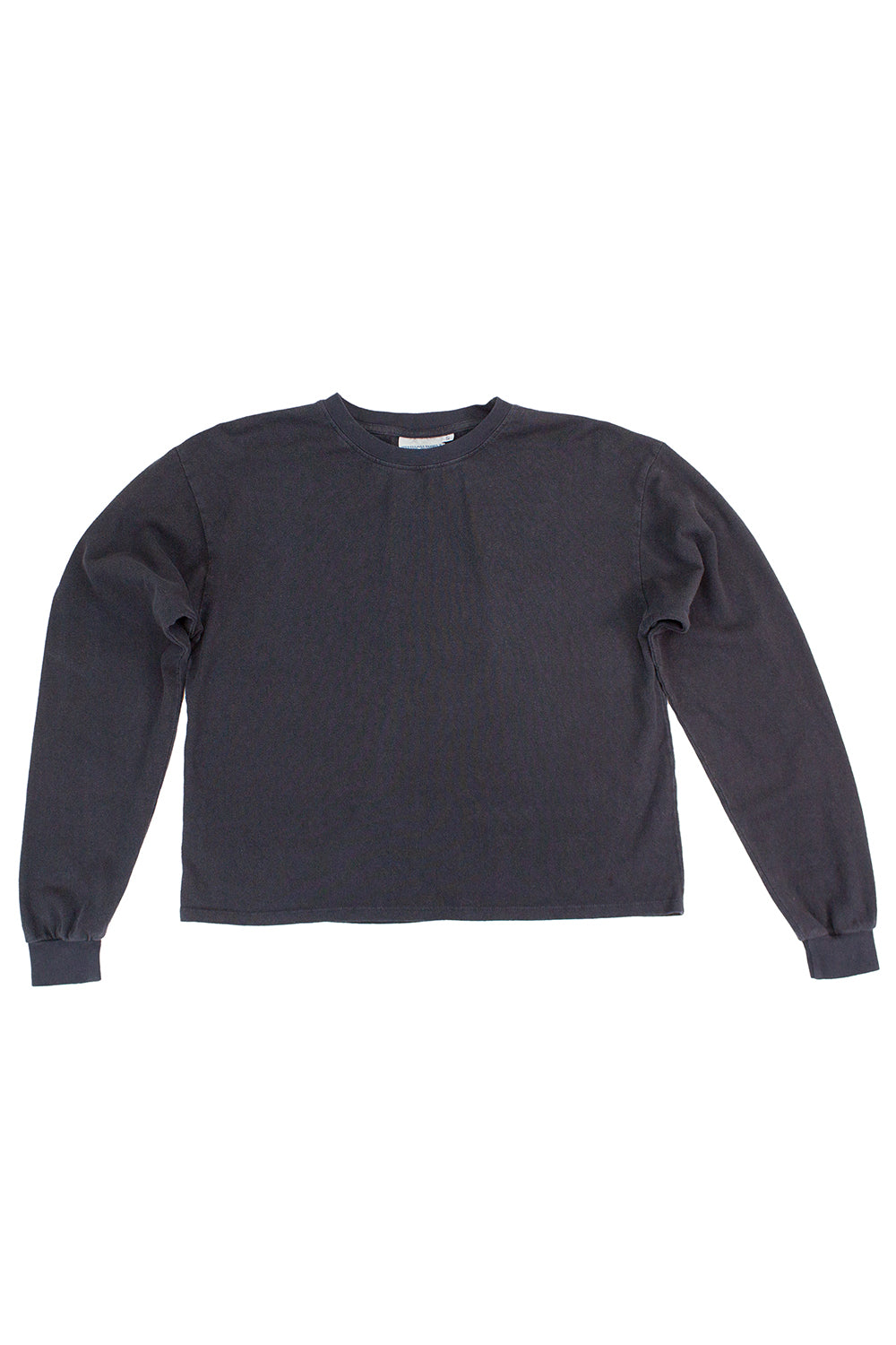 Cropped Long Sleeve Tee | Jungmaven Hemp Clothing & Accessories / Color: Black