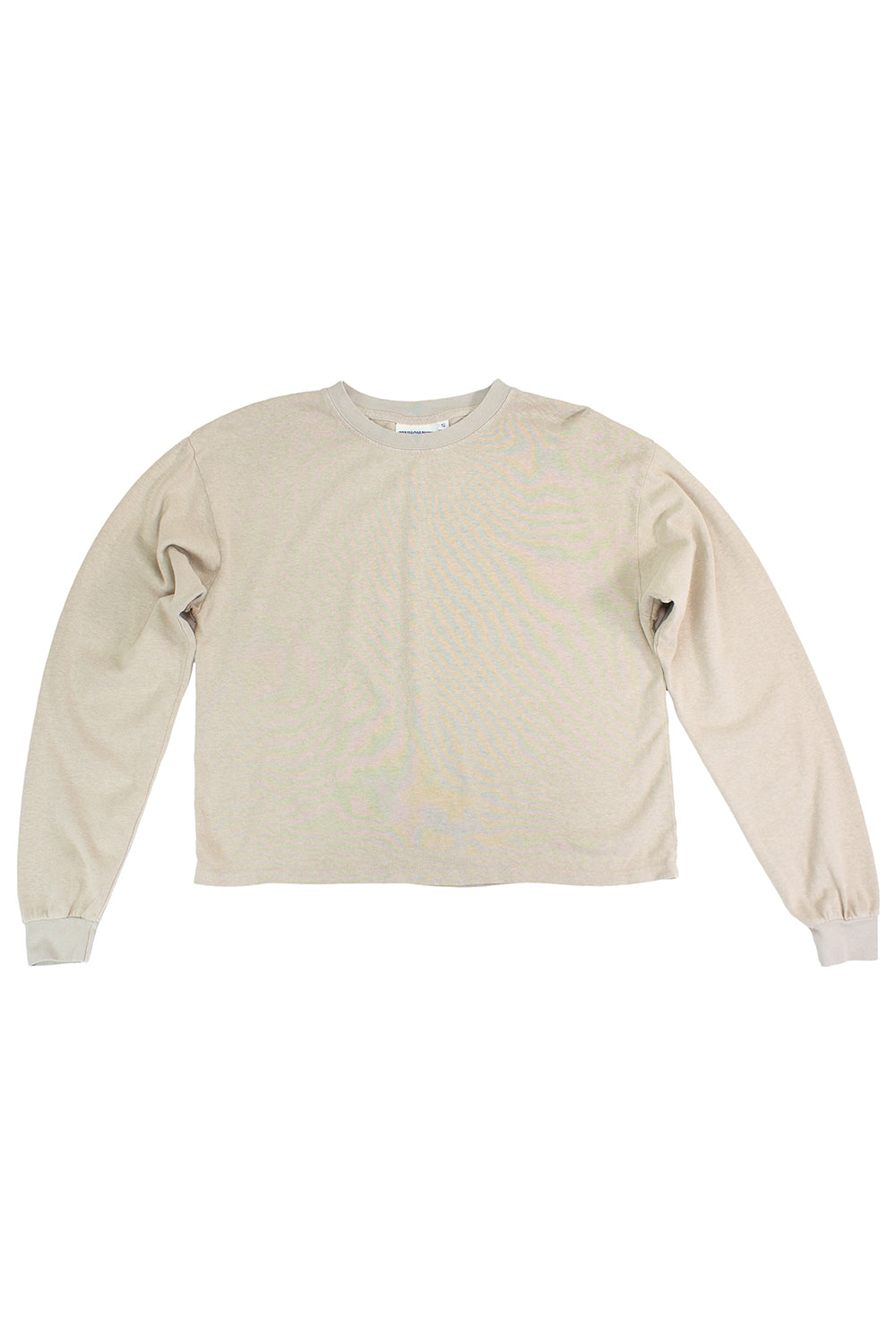 Cropped Long Sleeve Tee | Jungmaven Hemp Clothing & Accessories / Color: Canvas