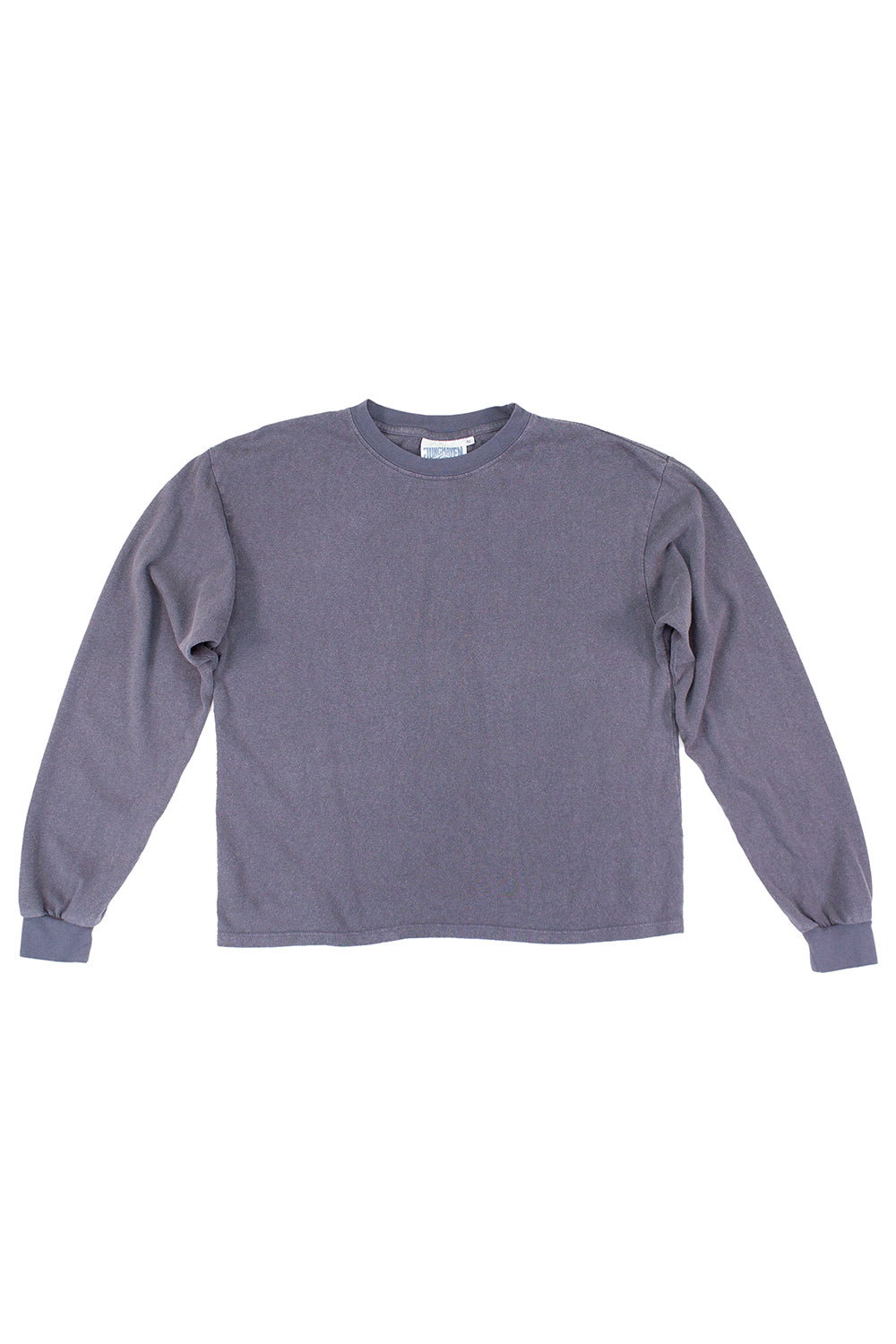 Cropped Long Sleeve Tee | Jungmaven Hemp Clothing & Accessories / Color: Diesel Gray