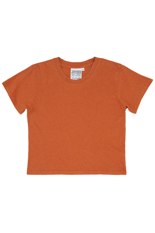 Cropped Lorel Tee | Jungmaven Hemp Clothing & Accessories / Color: Pumpkin Spice
