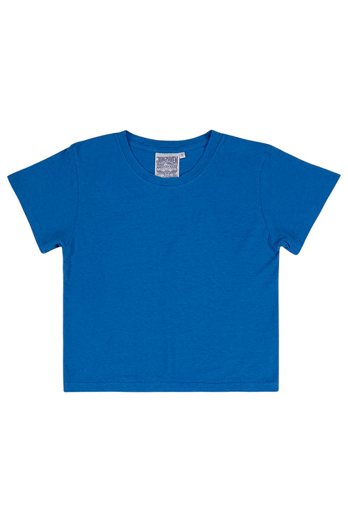 Cropped Lorel Tee | Jungmaven Hemp Clothing & Accessories / Color: Galaxy Blue