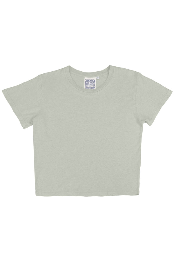 Cropped Lorel Tee | Jungmaven Hemp Clothing & Accessories / Color: Agave Green