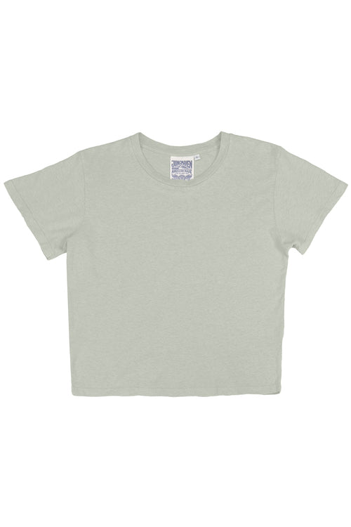 Cropped Lorel Tee - Sale Colors | Jungmaven Hemp Clothing & Accessories / Color: Agave Green