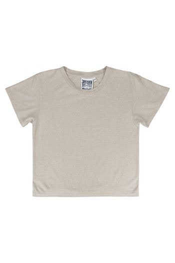 Cropped Lorel Tee | Jungmaven Hemp Clothing & Accessories / Color: Canvas