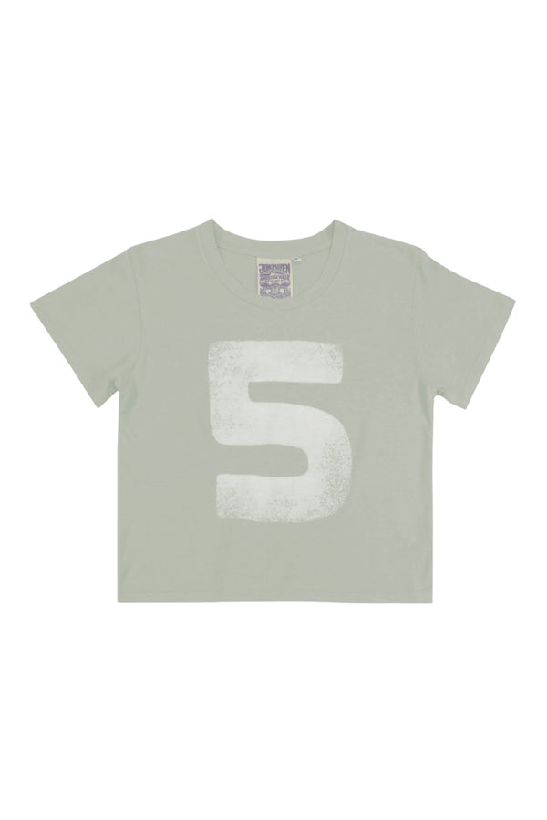 "5" Cropped Lorel Tee | Jungmaven Hemp Clothing & Accessories / Color: Agave Green