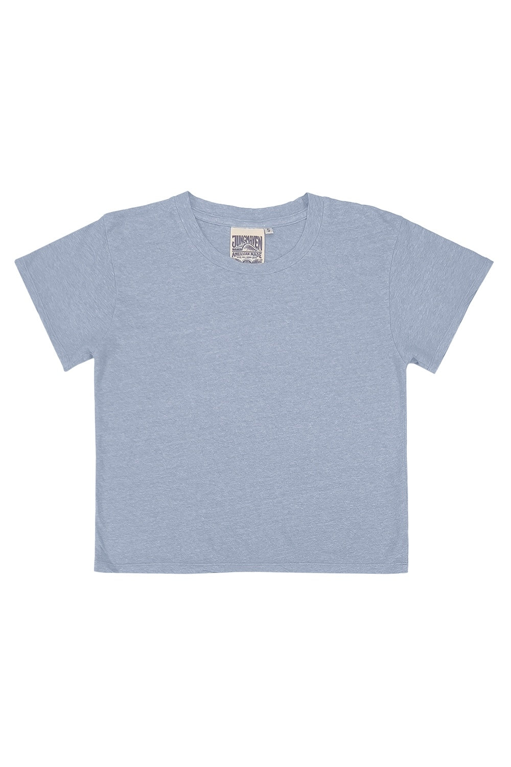 Heathered Baja Long Sleeve Tee | Jungmaven Hemp Clothing & Accessories / Color: Coastal Blue