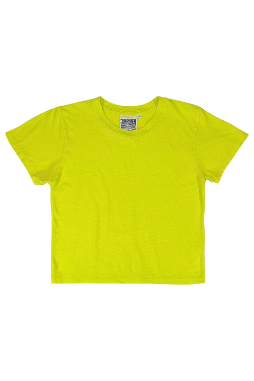 Cropped Lorel Tee | Jungmaven Hemp Clothing & Accessories / Color: Limelight