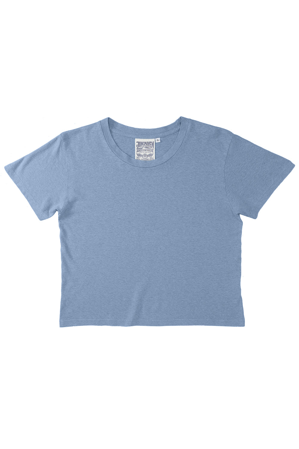 Cropped Lorel Tee | Jungmaven Hemp Clothing & Accessories / Color: Rain Washed