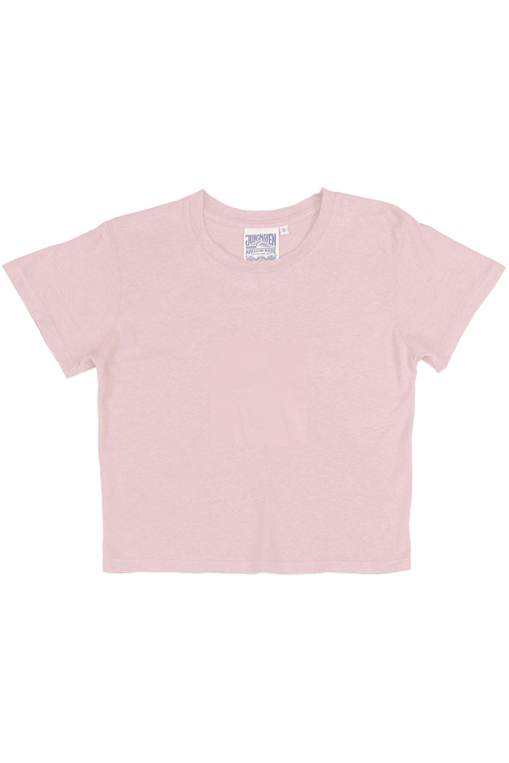 Cropped Lorel Tee - Sale Colors | Jungmaven Hemp Clothing & Accessories / Color: Rose Water