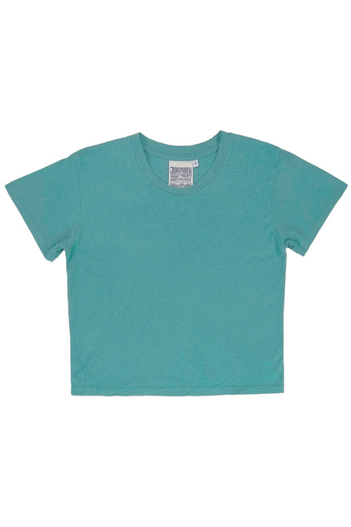 Cropped Lorel Tee | Jungmaven Hemp Clothing & Accessories / Color: Teal