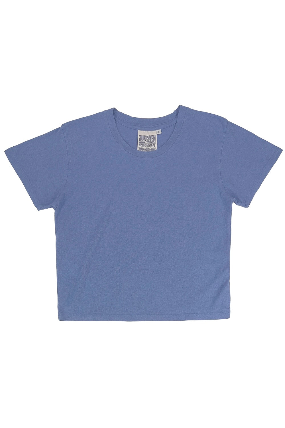 Cropped Lorel Tee | Jungmaven Hemp Clothing & Accessories / Color: Wisteria