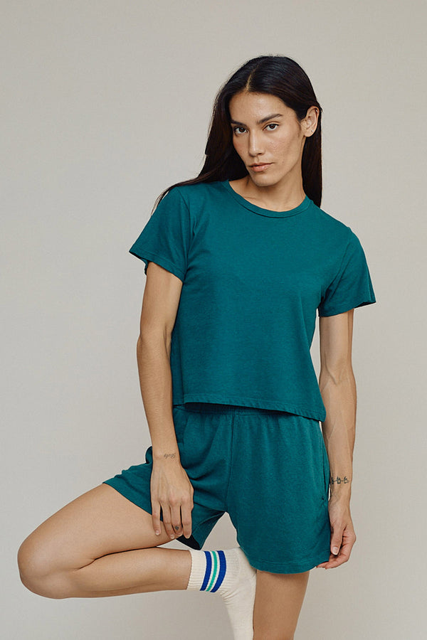 Cropped Ojai Tee | Jungmaven Hemp Clothing & Accessories / Color: