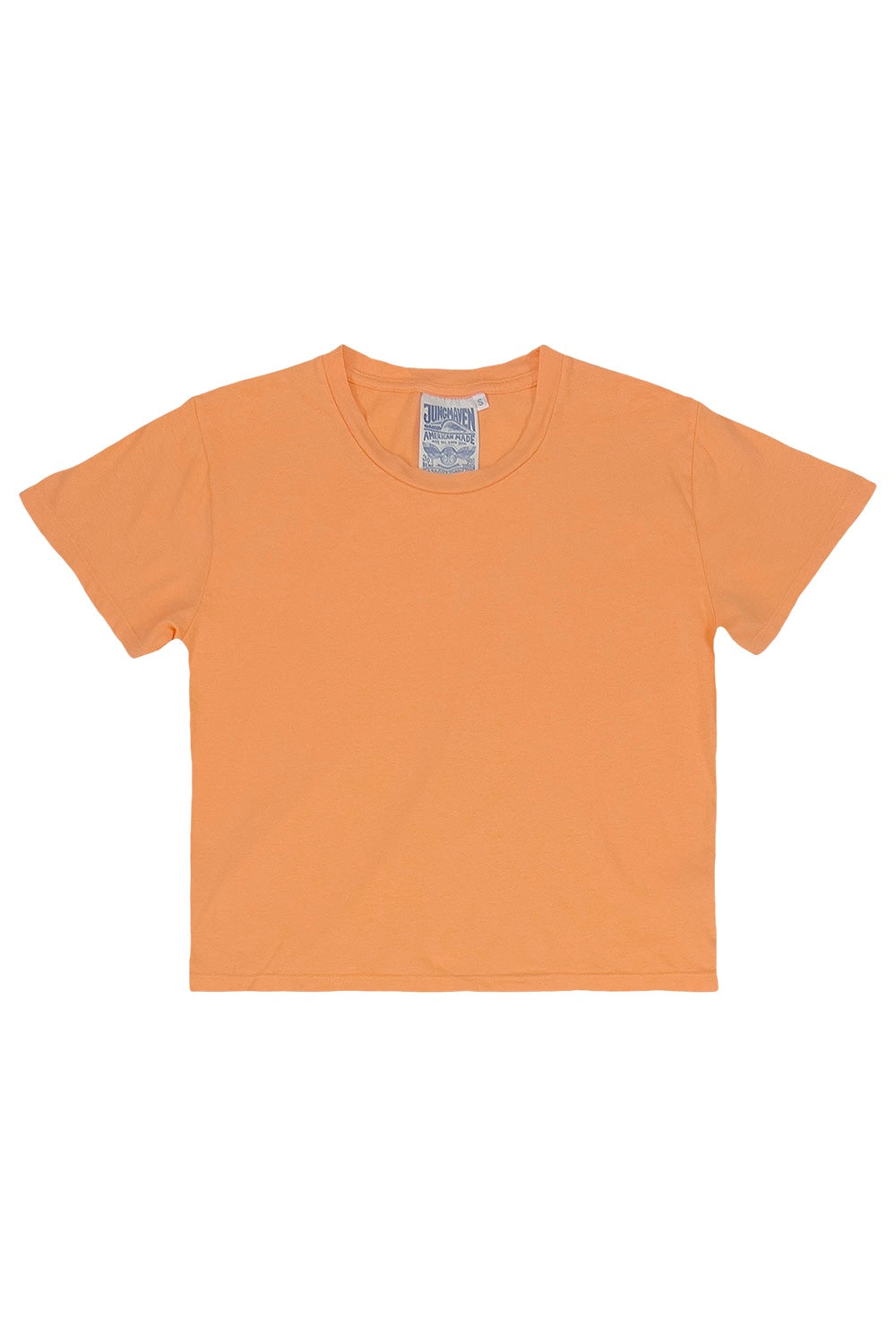 Cropped Ojai Tee | Jungmaven Hemp Clothing & Accessories / Color: Apricot Crush