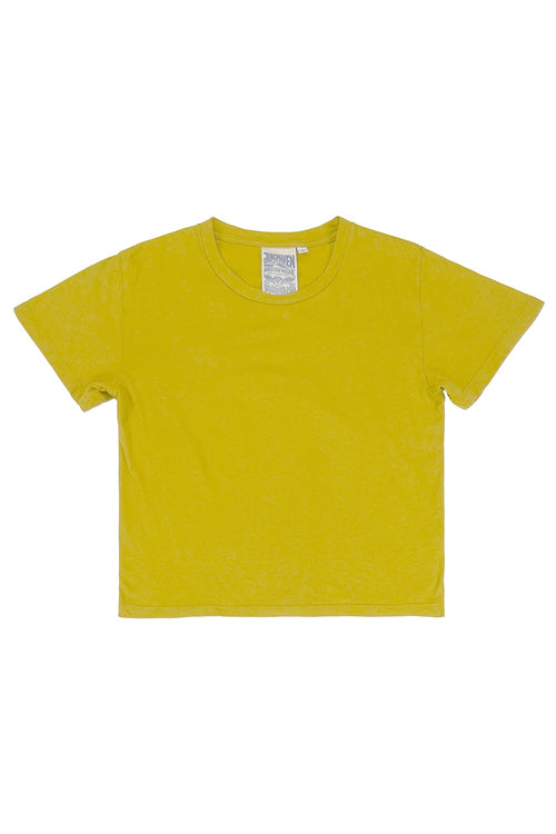 Cropped Ojai Tee | Jungmaven Hemp Clothing & Accessories / Color: Citrine Yellow