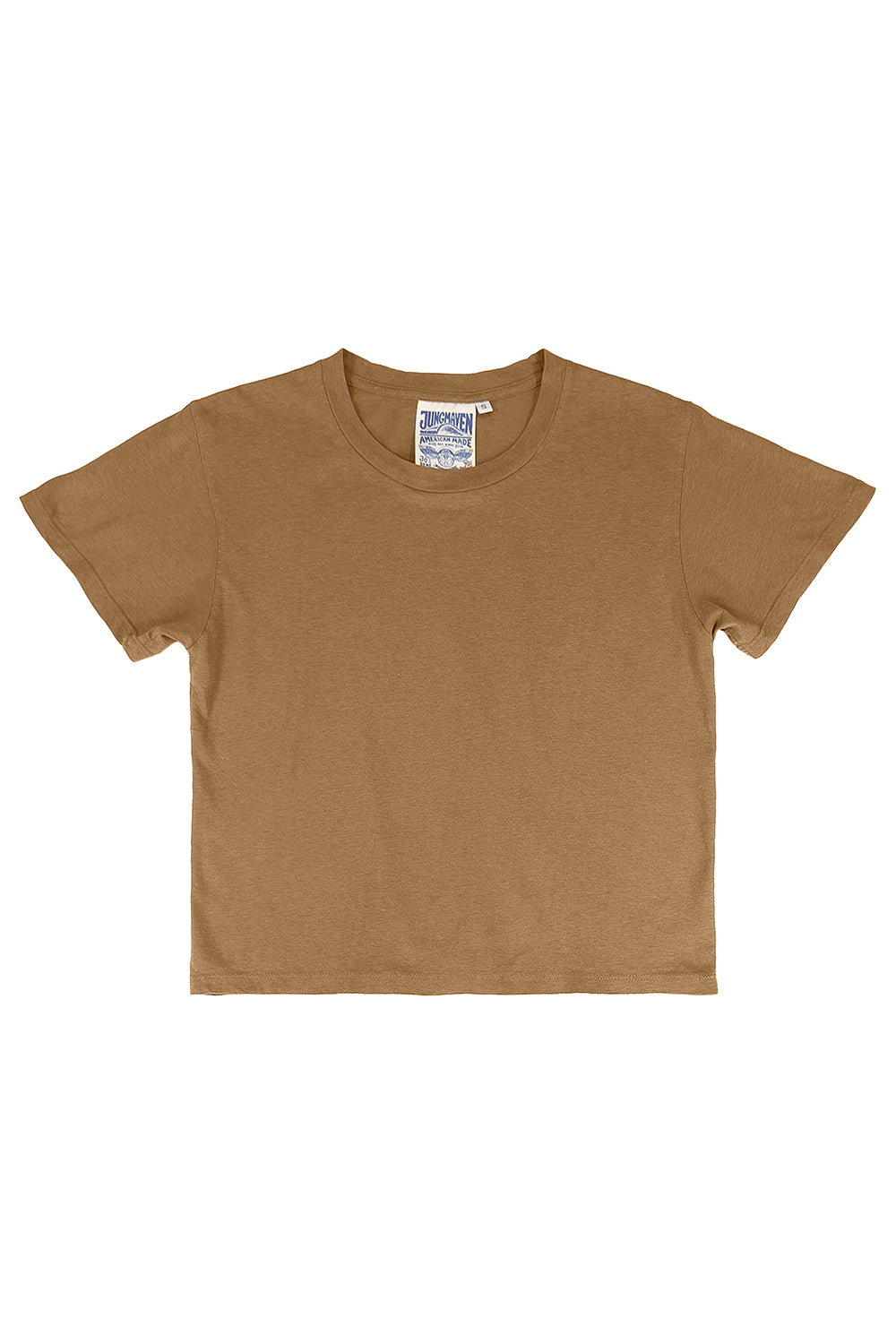Cropped Ojai Tee | Jungmaven Hemp Clothing & Accessories / Color: Coyote