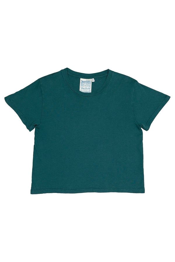 Cropped Ojai Tee | Jungmaven Hemp Clothing & Accessories / Color: Deep Teal