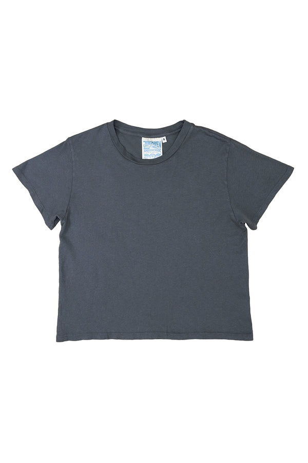 Cropped Ojai Tee | Jungmaven Hemp Clothing & Accessories / Color: Diesel Gray