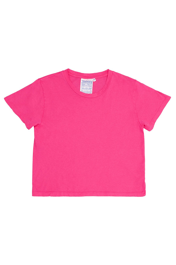 Cropped Ojai Tee | Jungmaven Hemp Clothing & Accessories / Color: Electric Fuchsia