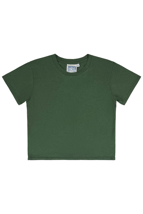 Cropped Ojai Tee - Sale Colors | Jungmaven Hemp Clothing & Accessories / Color: Hunter Green