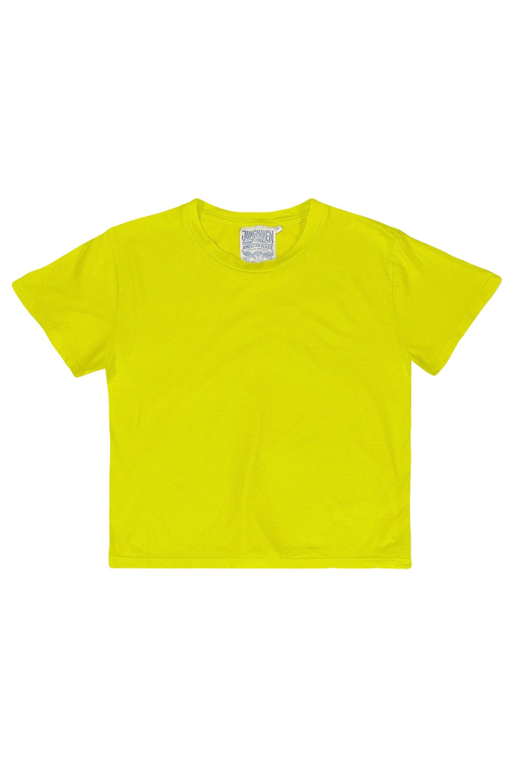 Cropped Ojai Tee | Jungmaven Hemp Clothing & Accessories / Color: Limelight