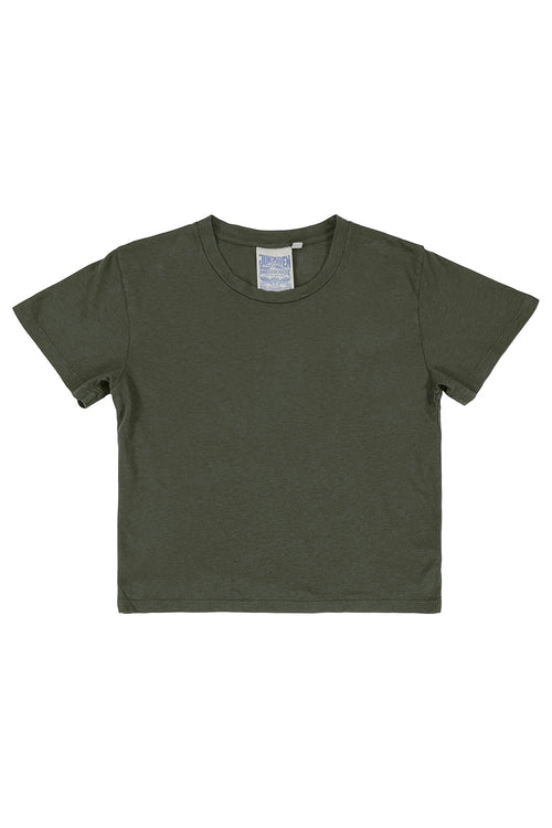 Cropped Ojai Tee | Jungmaven Hemp Clothing & Accessories / Color: Olive Green