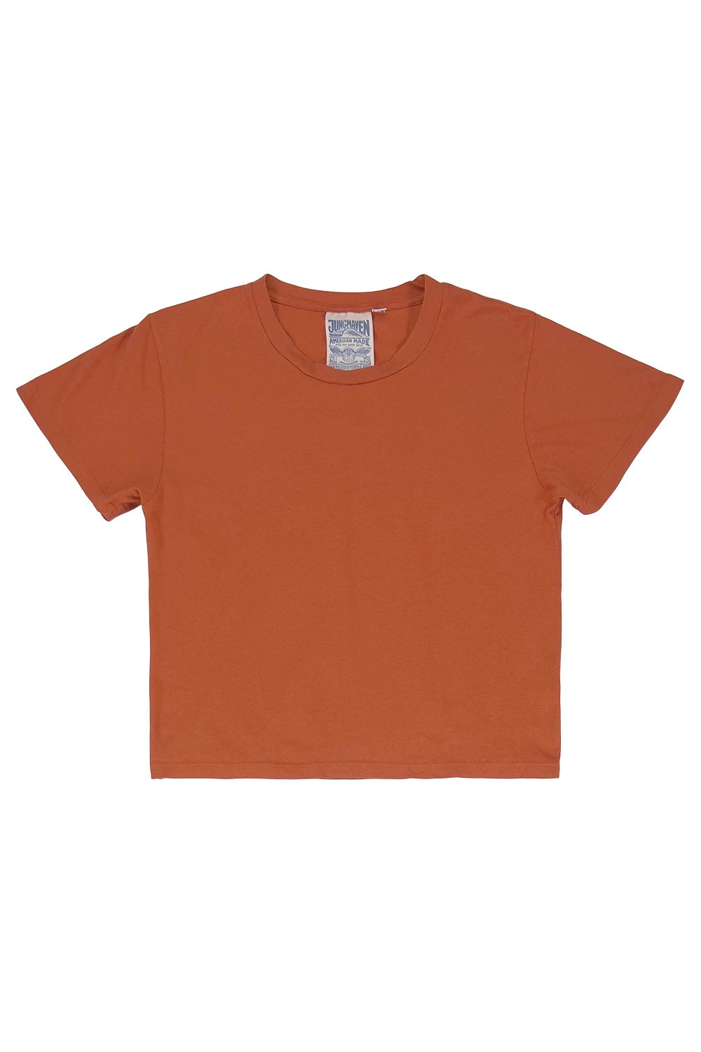 Cropped Ojai Tee | Jungmaven Hemp Clothing & Accessories / Color: Rooibos Tea