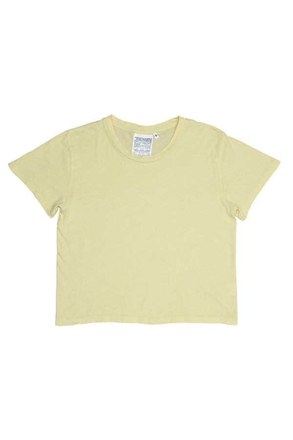 Cropped Ojai Tee | Jungmaven Hemp Clothing & Accessories / Color: Sunbleached Yellow