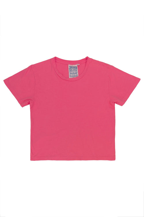 Cropped Ojai Tee | Jungmaven Hemp Clothing & Accessories / Color:Sunset Coral