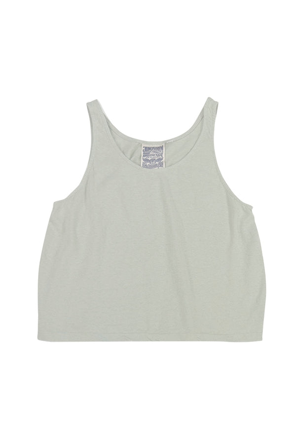 Cropped Tank - Sale Colors | Jungmaven Hemp Clothing & Accessories / Color: Agave Green