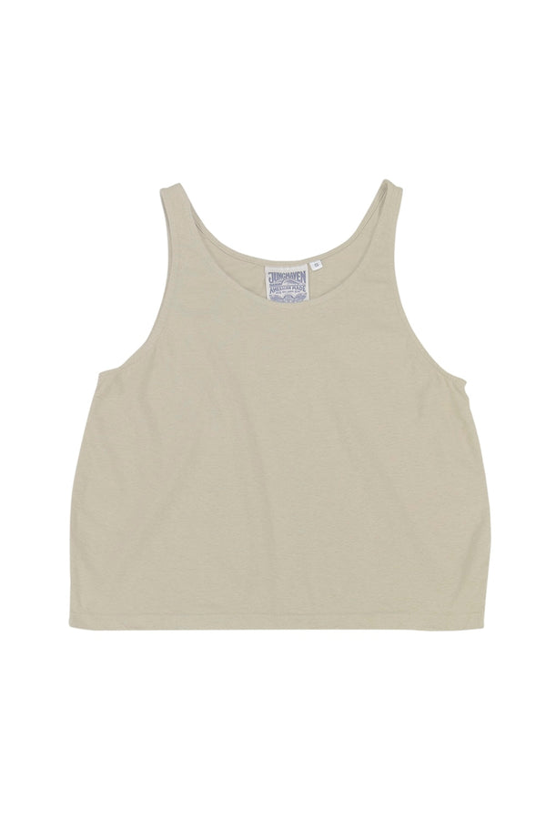 Cropped Tank | Jungmaven Hemp Clothing & Accessories / Color: Desert Khaki