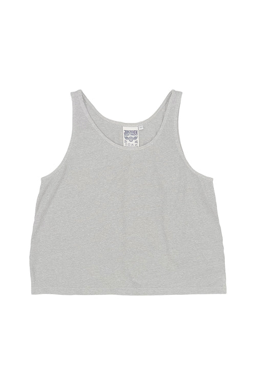 Heathered Cropped Tank | Jungmaven Hemp Clothing & Accessories / Color: Athletic Gray