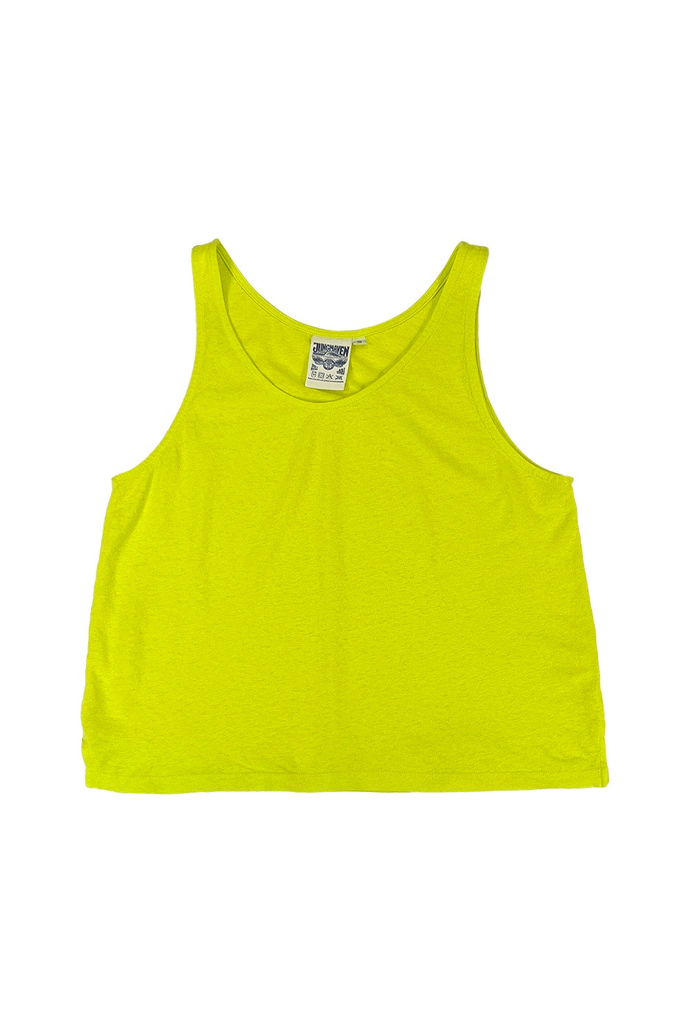 Cropped Tank | Jungmaven Hemp Clothing & Accessories / Color: Limelight
