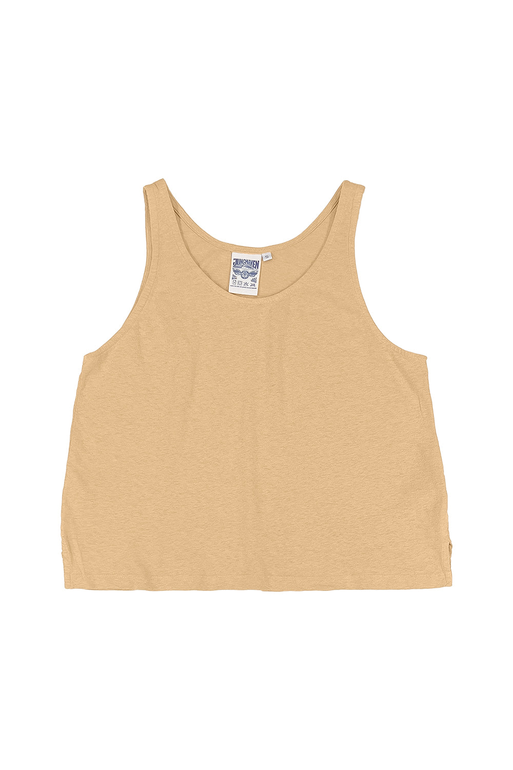 Core Organic Fitted Tank Top With Support White