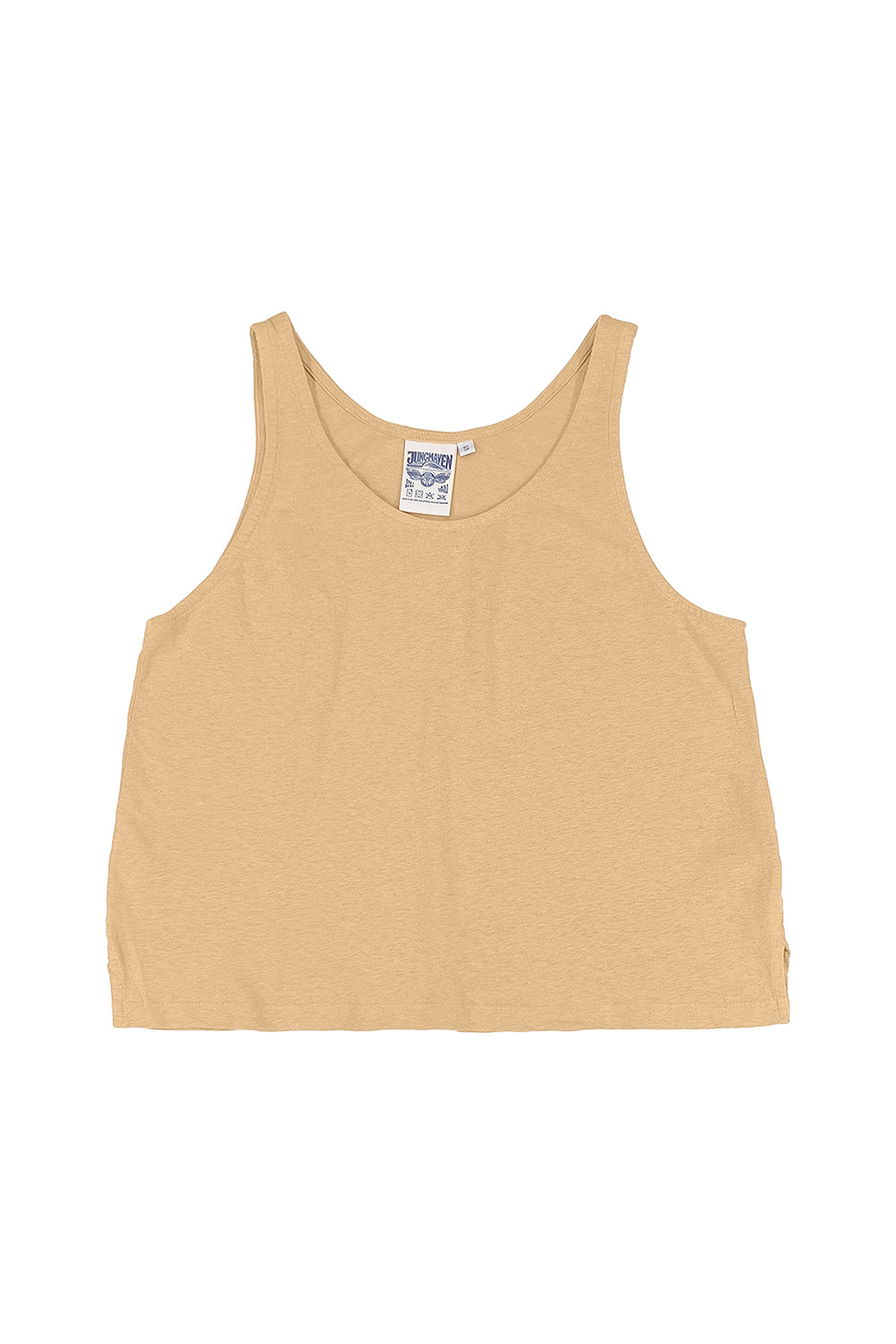 Cropped Tank - Sale Colors | Jungmaven Hemp Clothing & Accessories / Color: Oat Milk