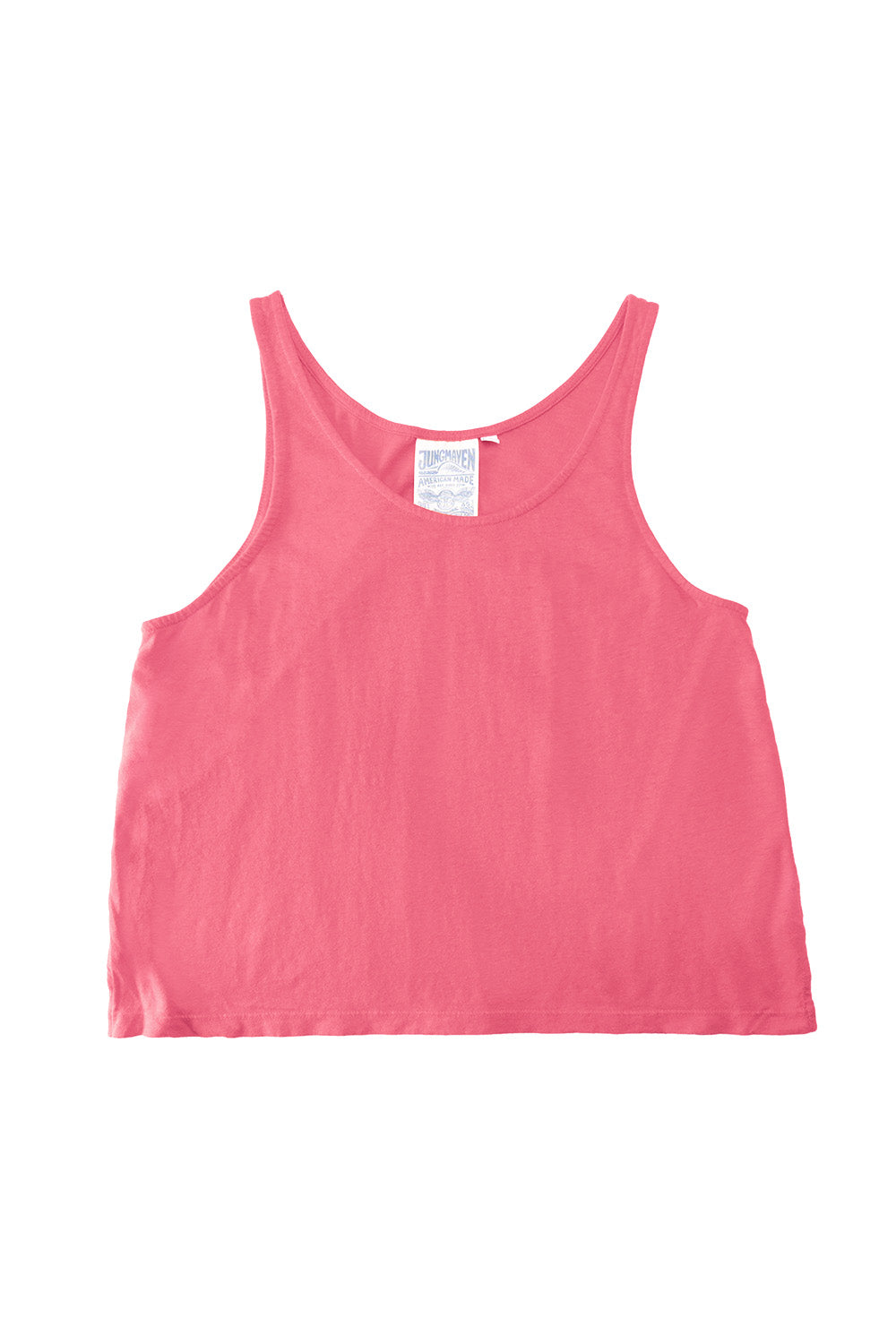 Cropped Tank - Sale Colors | Jungmaven Hemp Clothing & Accessories / Color: Sunset Coral