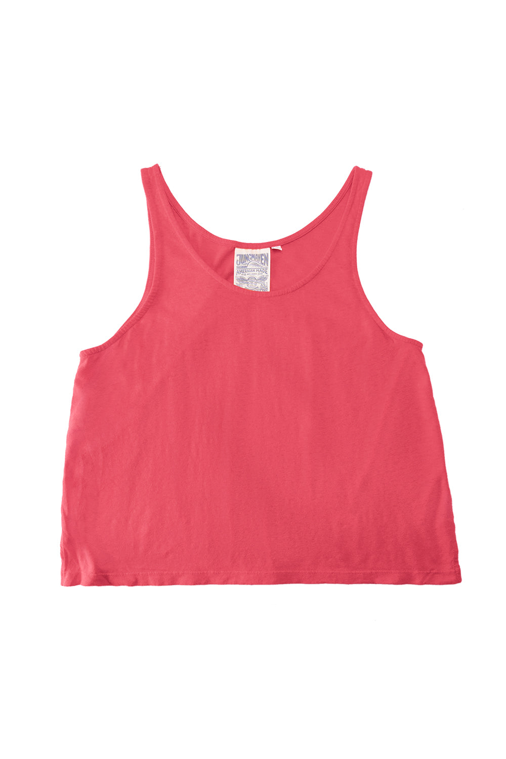 Cropped Tank | Jungmaven Hemp Clothing & Accessories / Color: Sunset Coral