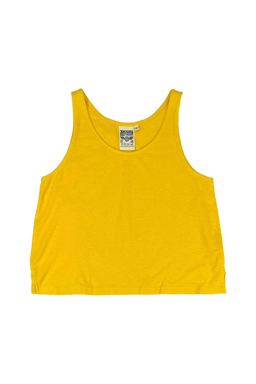 Cropped Tank | Jungmaven Hemp Clothing & Accessories / Color: Sunshine Yellow