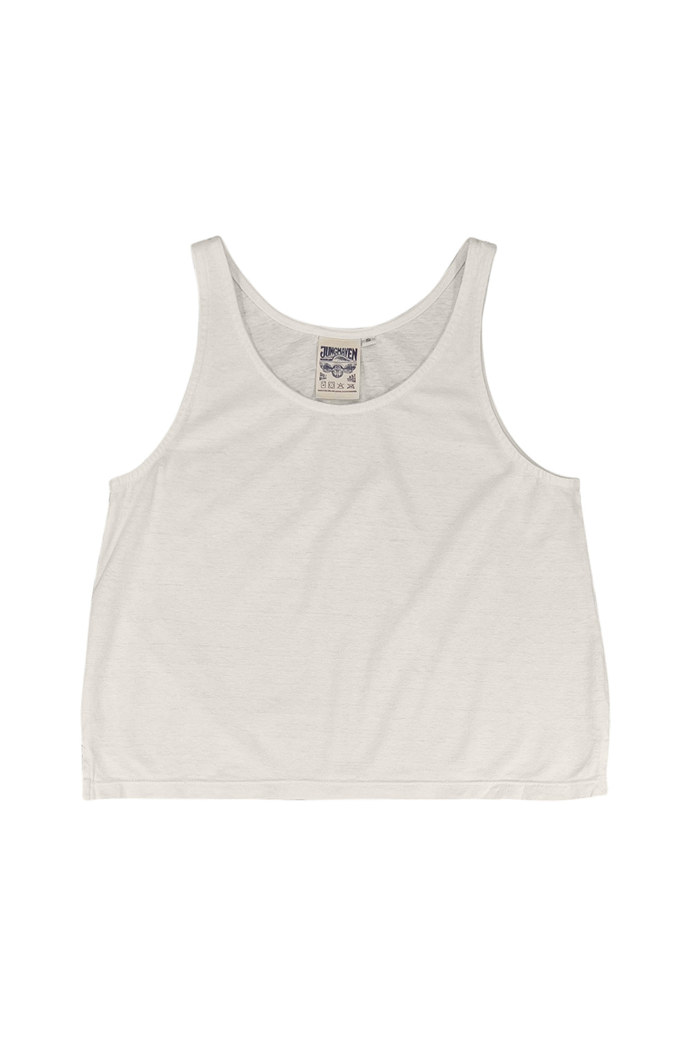 Cropped Tank | Jungmaven Hemp Clothing & Accessories / Color: Washed White