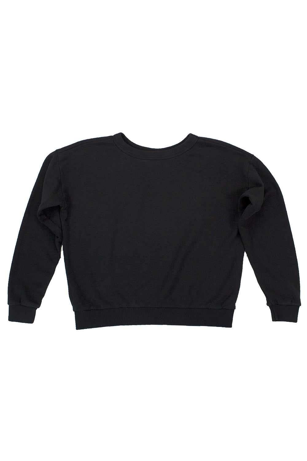 Crux Cropped Sweatshirt | Jungmaven Hemp Clothing & Accessories / Color: Black